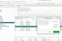 CODEO monitoring task visualizer