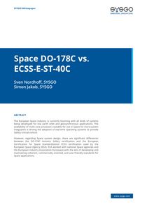 Space DO-178C vs. ECSS-E-ST-40C